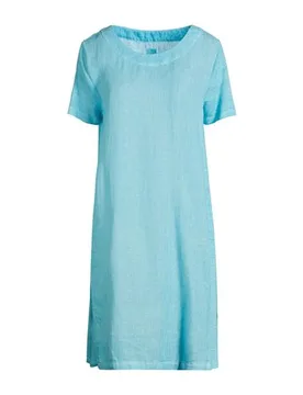 Minivestido Mujer Azul turquesa 40,44 Mujer - 120% Lino - FashionsVida