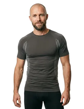 T-shirt à Manches Courtes Crossover 50185 Dark Anthracite 4XL-5XL - MASCOT - FashionsVida