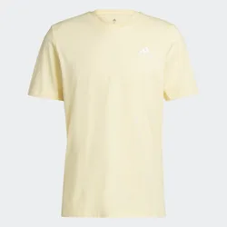 T-shirt Essentials Embroidered Small Logo S Almost Yellow / White