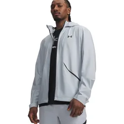Unstoppable Woven Herren Schlupfjacke, grau MD