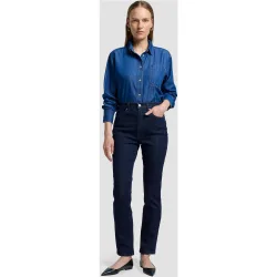 Vaquero recto de mujer Easy Slim de tiro alto