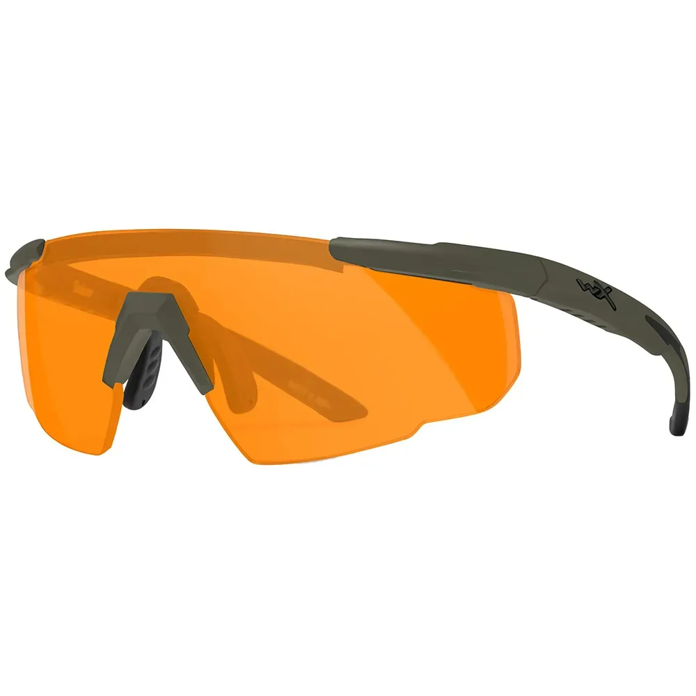 Saber Adv Polarized Sunglasses Grey / Clear / Light Rust / Matte Grey Cat3 Men,Women - Wiley X - FashionsVida
