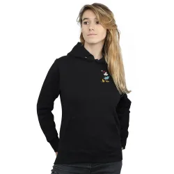 Minnie Mouse Kick Chest Hoodie - Black - Size: XL