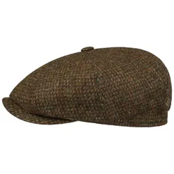 Larevo Wool Flat Cap by - brown - Herren - Size: 62 cm