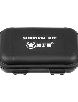 Survivalkit Überlebensset klein 22-teilig schwarz Default Title adult