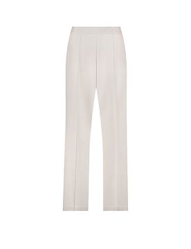 Pantalón acampanado crema 38
