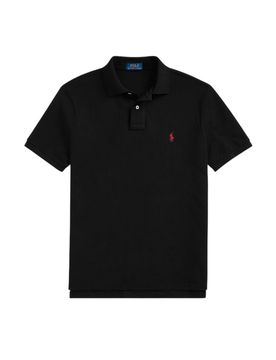 Polo uomo - sskccmslm1 short sleeve knit - nero
