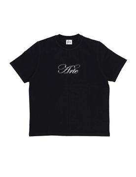 Maglietta Uomo Script Logo Tee Black