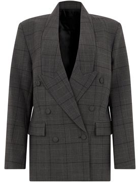 Double-Breasted Virgin Wool Blazer