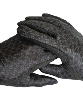Reithandschuhe PRINT - black 6,5
