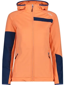 Woman jacket fix hood forro polar mujer Naranja (34) - CMP - FashionsVida