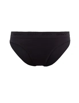 Rio Slip 2er Pkg COTTON RIB black schwarz 38 damen - Skiny - FashionsVida