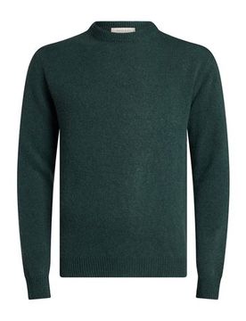Pullover Herren Dunkelgrün L Herren