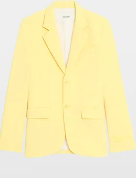 Zadig & Voltaire - Blazer de mujer estructurado de abotonadura sencilla - Zadig & Voltaire - FashionsVida