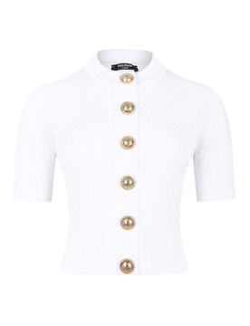 Balmain Crewneck Cardigan