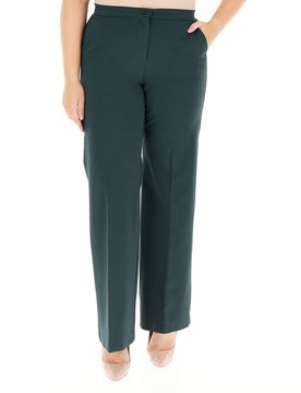 Pantalone gamba dritta VERDE SCURO 52