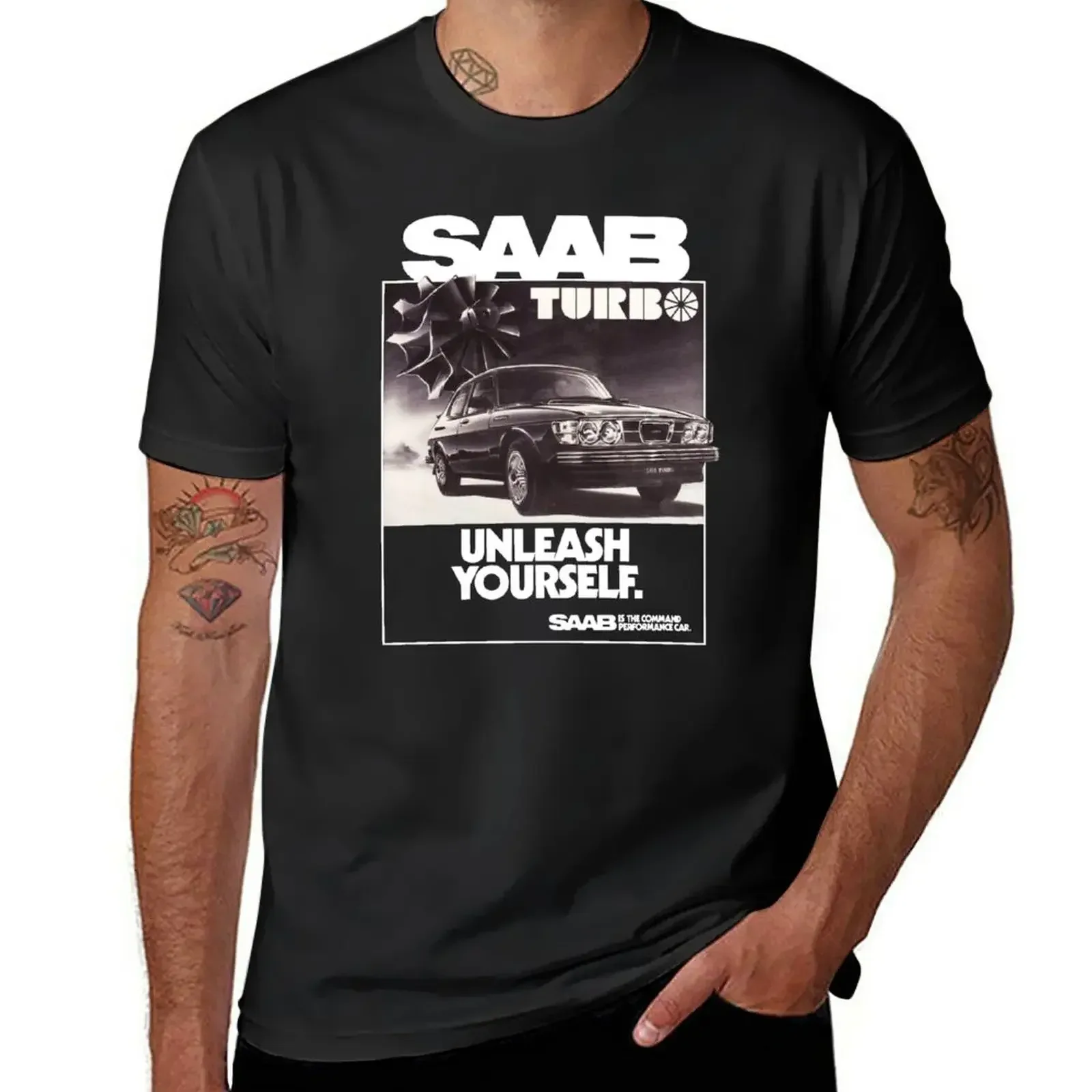 SAAB 99 TURBO T-Shirt customizeds plain workout shirts for men - Aliexpress - FashionsVida