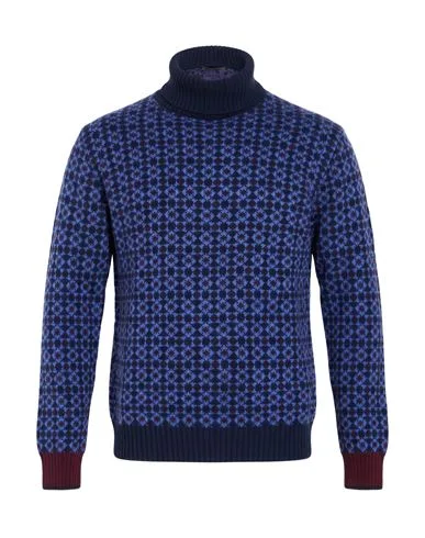 Rollkragenpullover Herren Blau L Herren - PRIVATI - FashionsVida