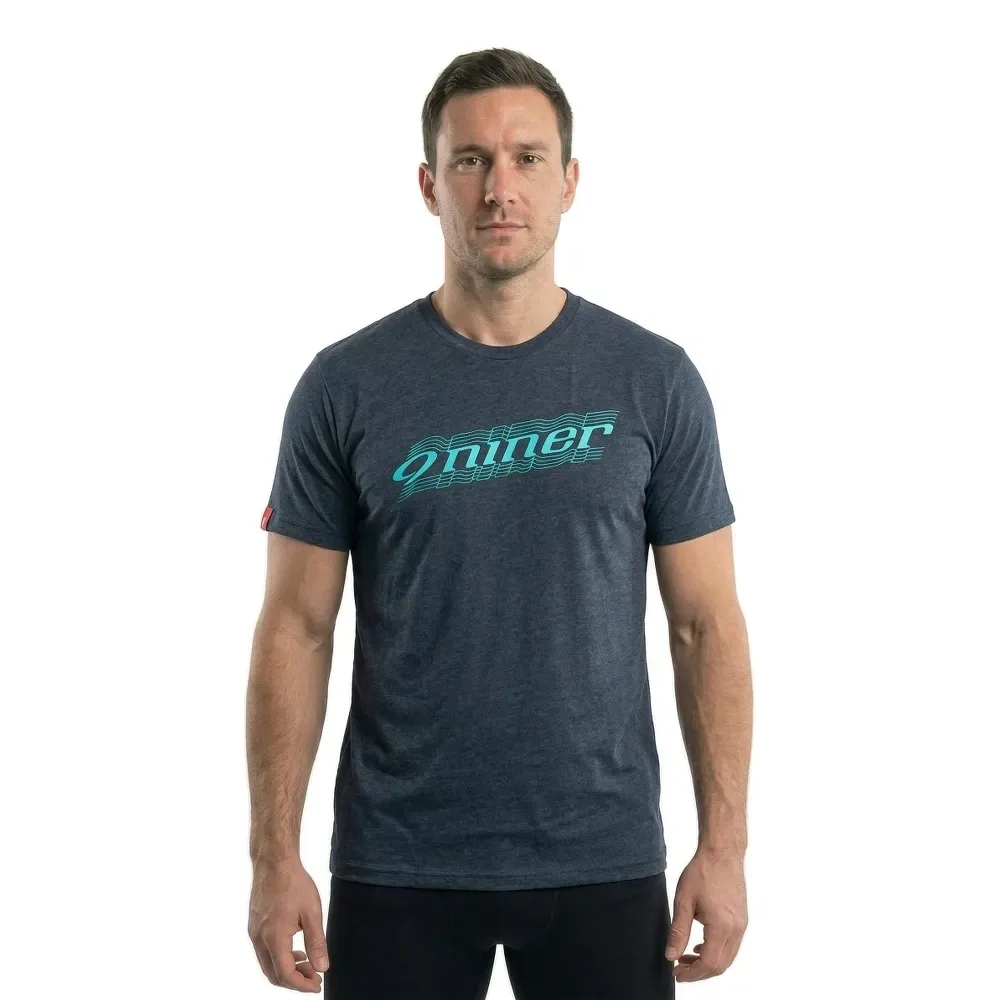 Maglietta A Maniche Corte Seismic Midnight Navy - Niner - FashionsVida