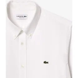 Camisa de hombre de corte regular de algodón de manga larga
