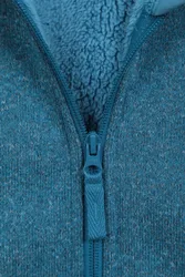 Women's Nevis Fleece Lined Hoodie Warm Hoodie Jumper in Teal Size: 10 - Teal - Size: 10