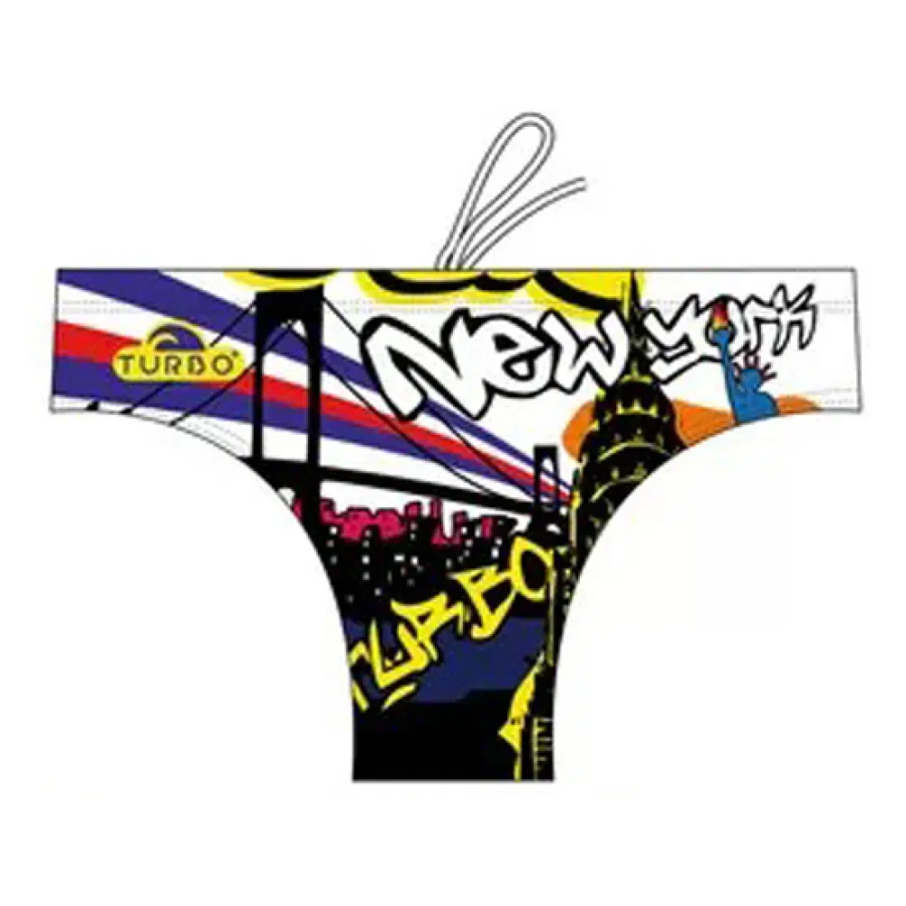 New York Swimming Brief Multicoloured XL Men - TURBO - FashionsVida