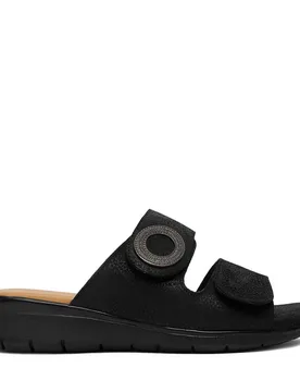 Pantoletten CEO-WI16-INES-08 Schwarz 37 female - Go Soft - FashionsVida