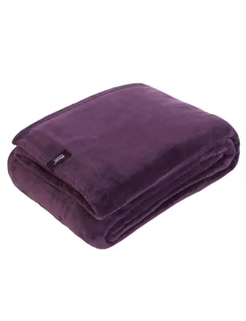 Pack Mulled Wine Snuggle Up Thermal Blanket In Mulled Wine Men's Ladies and Kids One Size - - Purple - Size: One Size - Heat Holders - FashionsVida