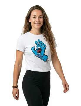 T-shirt à Manches Courtes Screaming Hand Barely Blue S