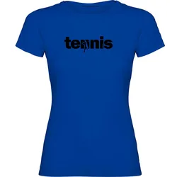 Maglietta A Maniche Corte Word Tennis Royal Blue XL