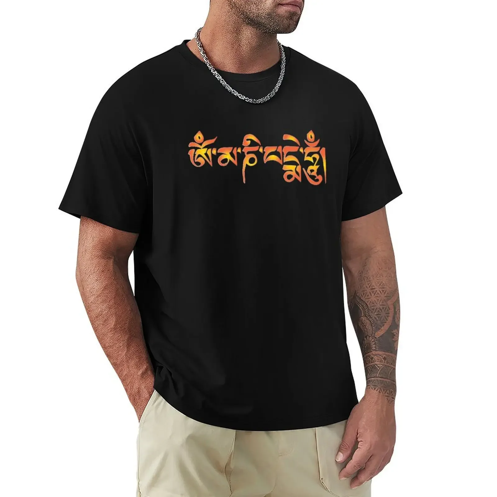 Om Mani Padme Hum T-Shirt Basic Breathable Solid Color T-Shirt - Aliexpress - FashionsVida