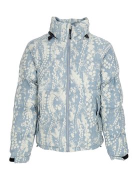 Piumino Uomo Ray Denim Puff Jacket Light Blue
