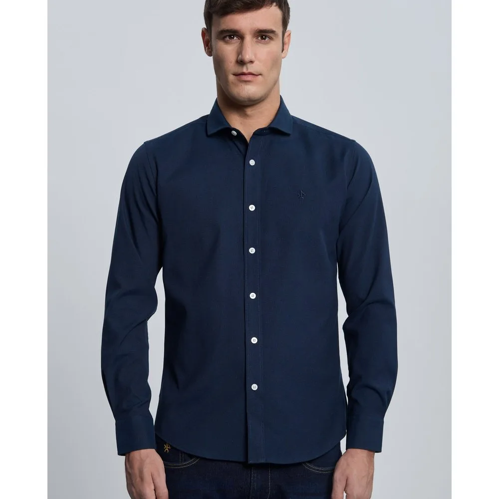 Camisa de hombre corte classic lisa - Valecuatro - FashionsVida
