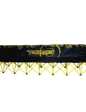 Banc Pliant Pour Huit Personnes Black / Yellow One Size unisex