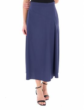 Gonna in cotone BLU AVIO 40