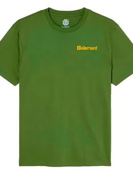 Maglietta A Maniche Corte Joint Bronze Green L - Element - FashionsVida