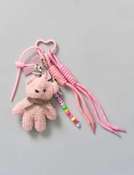 Funny charm con orsetto e fiocco rosa - MC2 SAINT BARTH - FashionsVida