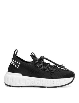 Sneakers In Maglia E Pelle