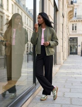 Sinsay - Pantaloni wide leg - nero