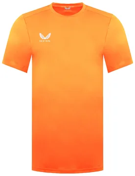 Logo Mens Orange Training T-Shirt - Size 2xl - Castore - FashionsVida