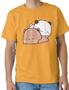 Bubu And Dudu Taking A Sweet Dream Nap Gift t shirt ‌kawaii‌ Panda Bear Cartoon Graphic tee Cute Y2K Clothes All size Tee - Aliexpress - FashionsVida