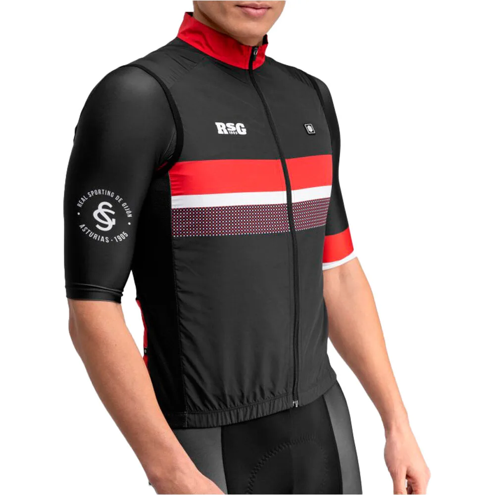 Sc v1 capitn chaleco ciclismo cortavientos Negro (M) - Siroko - FashionsVida