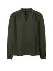 Marc Cain Blusa verde oscuro 40