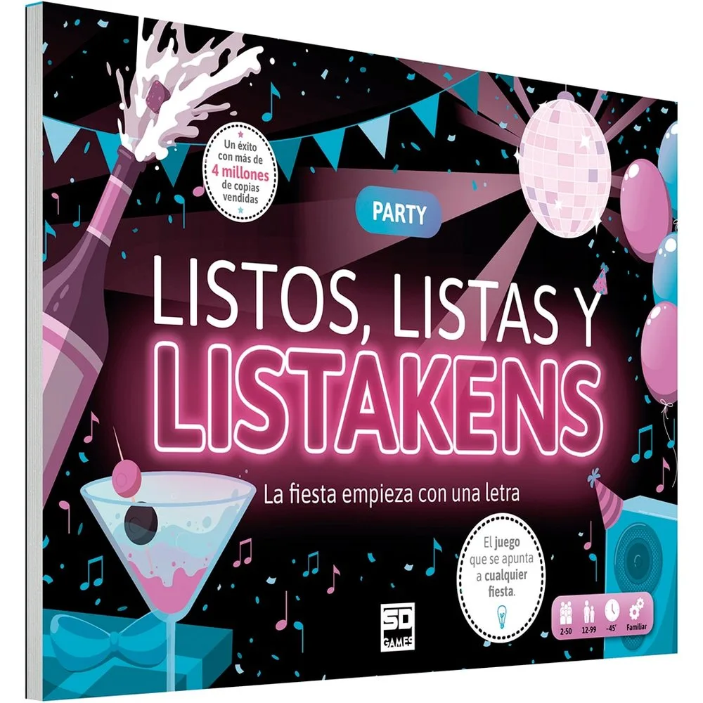 Juego de mesa Listos, Listas Y Listakens Ed. Party - SD Games - FashionsVida
