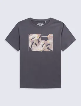 Carina Womens Graphic T-Shirt - Grey - Grey - Size: 20 - Animal - FashionsVida