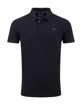 Weird Fish Miles Pique Polo Shirt Size 4XL - men men all-mens men polos new-arrivals all new-arrivals mens - Midnight - FashionsVida