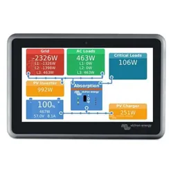 Ekrano Gx Inverter Control Panel Black One Size unisex
