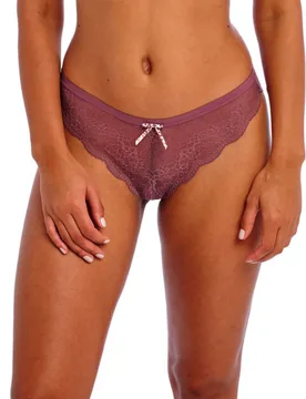 Womens Fancies Thong - Purple - Size Large - Freya - FashionsVida