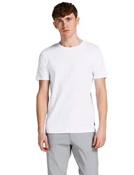 T-shirt à Manches Courtes Isaac Rib White L