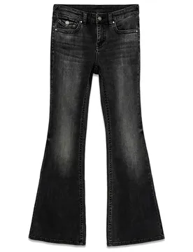 Jean Suzie Li2189 Flare Fit Dark Grey Denim XS
